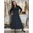 Šaty dlhé voľnočasové teplé dlhý rukáv dámske ALEX (S/M/L ONE SIZE) TALIANSKA MÓDA IM425574