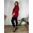 Tunika košilová dlouhý rukáv dámská nadrozměr (XL/2XL ONE SIZE) ITALSKÁ MÓDA IMD221065/DU vínová XL/2XL