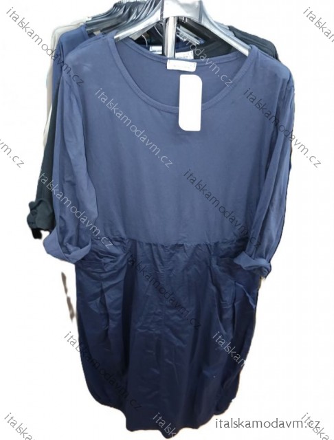 Šaty voľnočasové dlhý rukáv dámske (S/M/L ONE SIZE) TALIANSKA MÓDA IMSM250201