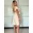 Šaty společenské krátký rukáv dámské (S/M/L ONE SIZE) ITALSKá MODA IMSP255945
