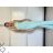 Šaty dlhé letné elegantné bez rukávov dámske (S/M ONE SIZE) TALIANSKA MÓDA IMPBB232L9618/DU -   zelená mintova -   S / M