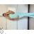 Šaty dlhé letné elegantné bez rukávov dámske (S/M ONE SIZE) TALIANSKA MÓDA IMPBB232L9618/DU -   zelená mintova -   S / M