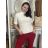 Svetr úpletový krátký rukáv dámský KEYSY (S/M/L ONE SIZE) IMWDF252704/DU S/M/L hnědá