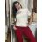 Svetr úpletový krátký rukáv dámský KEYSY (S/M/L ONE SIZE) IMWDF252704/DU S/M/L hnědá