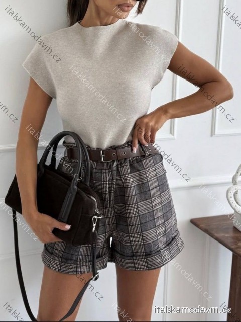 Sveter úpletový krátky rukáv dámsky (XS/S/M ONE SIZE) TALIANSKA MÓDA IMM25M3089