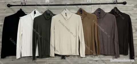 Svetr úpletový s rolákem dlouhý rukáv dámský (S/M/L ONE SIZE) ITALSKÁ MÓDA IMPOZ25LV-25502