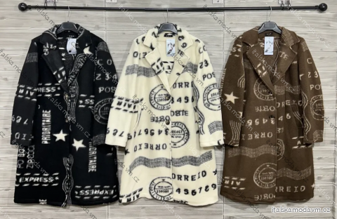 Kabát teplý dlhý rukáv dámsky (S/M/L ONE SIZE) IMPOZ25JSD-16842