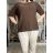 Sveter slabý krátky rukáv dámsky (S/M/L ONE SIZE) TALIANSKA MÓDA IMSM25103
