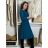 Šaty elegantný dlhý rukáv dámska (S/M ONE SIZE) TALIANSKA MÓDA IMM23M6062