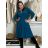 Šaty elegantný dlhý rukáv dámska (S/M ONE SIZE) TALIANSKA MÓDA IMM23M6062