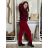 Nohavice dámske VIKTORY (S/M/L ONE SIZE) TALIANSKA MÓDA IMD25227/DU S/M/L hnedá