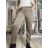 Nohavice dámske VIKTORY (S/M/L ONE SIZE) TALIANSKA MÓDA IMD25227/DU S/M/L hnedá