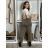 Nohavice dámske VIKTORY (S/M/L ONE SIZE) TALIANSKA MÓDA IMD25227/DU S/M/L hnedá