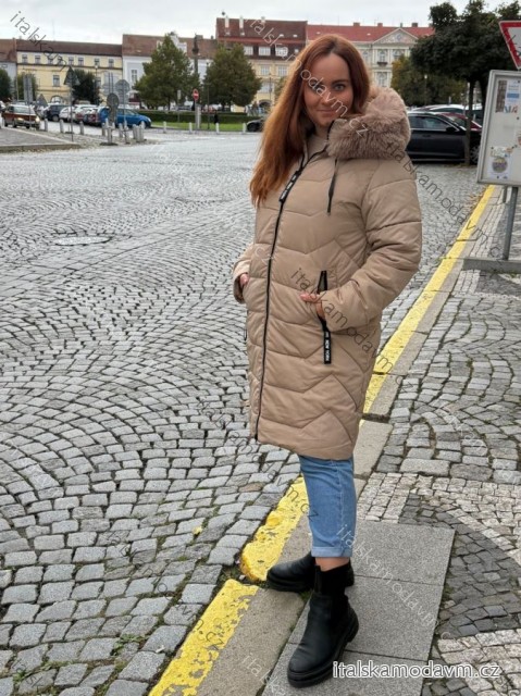 Kabát zimní nadrozměr dámský (3XL-7XL) SKORP HH-2408TO-B/DR 5XL béžová