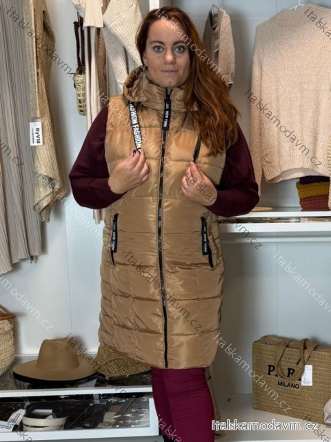 Vesta dlhá s kapucňou dámska nadrozměr (3XL-7XL) SKORP HH-071TOBIG/DU