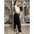 Kalhoty dlouhé s páskem manžestrové dámské SIMONA (XS/S/M ONE SIZE) IMPOZ25LV-25480