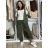 Mikina oversize na zips s kapucňou dlhý rukáv dámska WRITE  (M/L/XL ONE SIZE) TALIANSKA MÓDA IMPOZ25JSD-16583/DU M/L/XL biela