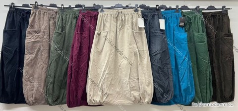 Sukňa dlhá oversize s vreckami dámska (S/M/L ONE SIZE) TALIANSKA MÓDA IM425630