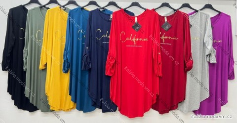 Tunika dlhý rukáv dámska (S/M/L ONE SIZE) TALIANSKA MÓDA IM425639