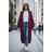 Cardigan pletený dlhý rukáv dámsky nadrozmer (48/50/52 ONE SIZE) TALIANSKA MÓDA IMD25247