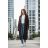Cardigan pletený dlhý rukáv dámsky nadrozmer (48/50/52 ONE SIZE) TALIANSKA MÓDA IMD25247