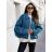 Kabátik oversize dlhý rukáv dámsky (S/M/L ONE SIZE) TALIANSKA MÓDA IMD25277