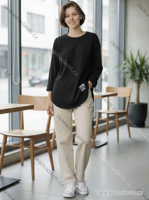 Tričko dlhý rukáv dámske (M/L/XL ONE SIZE) TALIANSKA MÓDA IMD25297