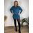 Šaty volnočasové dlhý rukáv dámske VIKI  (M/L/XL ONE SIZE) TALIANSKA MÓDA IM425521
