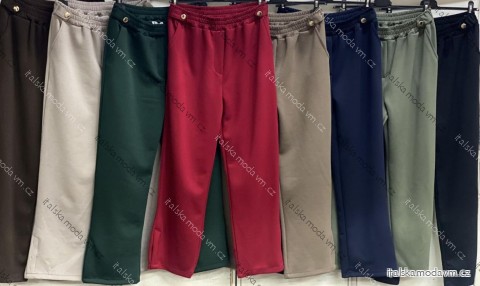 Nohavice elegantné dámske nadrozmer (46/48/50 ONE SIZE) TALIANSKA MÓDA IMC25468