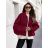 Kabátek oversize dlouhý rukáv dámský (S/M/L ONE SIZE) ITALSKÁ MÓDA IMD25277/DU Černá S/M/L