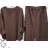 Súprava športová mikina dlhý rukáv a nohavice dlhé dámske (S/M/L ONE SIZE) TALIANSKA MÓDA IMPLI256171-6170