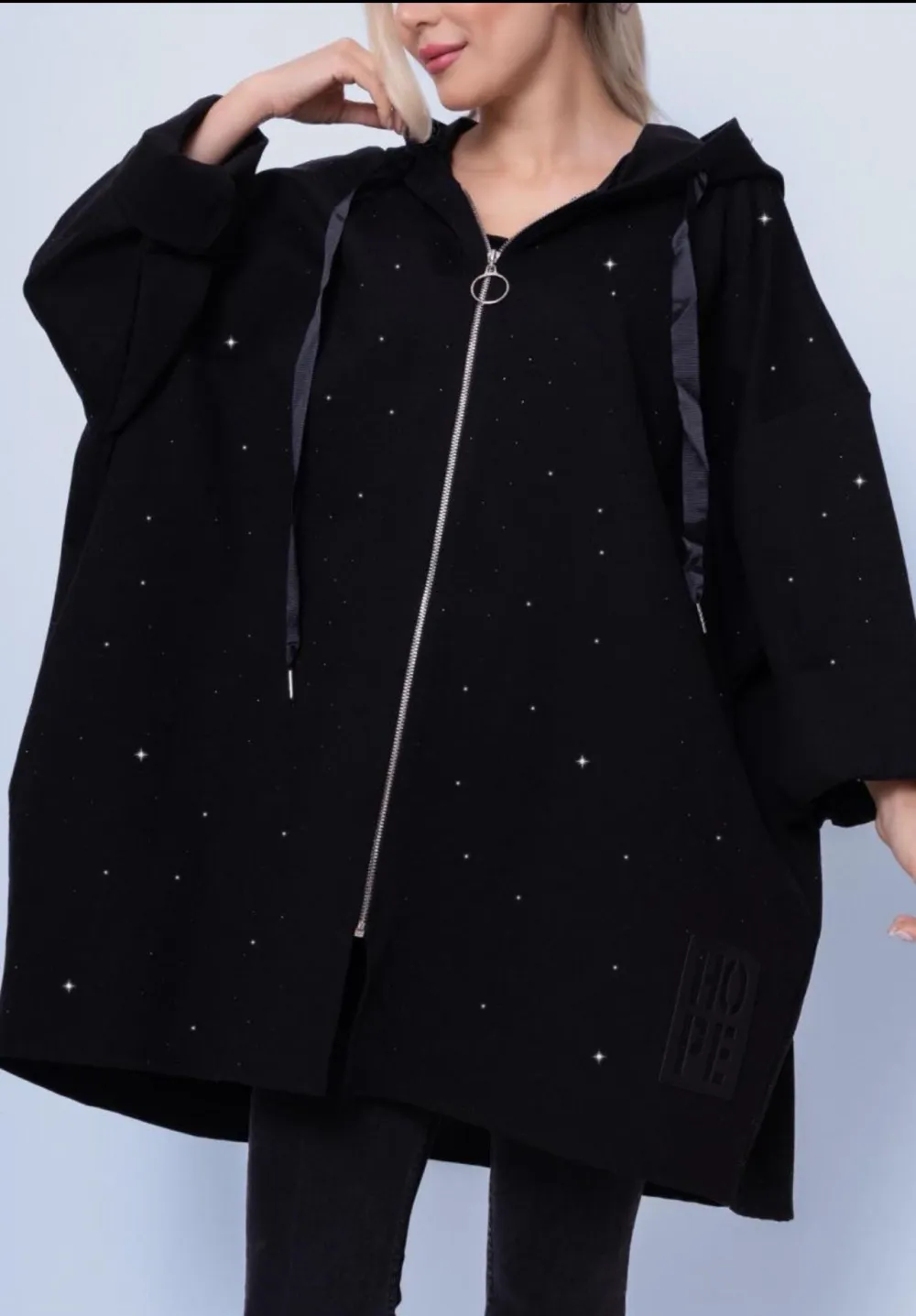 Bunda koženková na zips 3/4 dlhý rukáv dámska (S/M/L ONE SIZE) TALIANSKA MÓDA IMPLI2538847