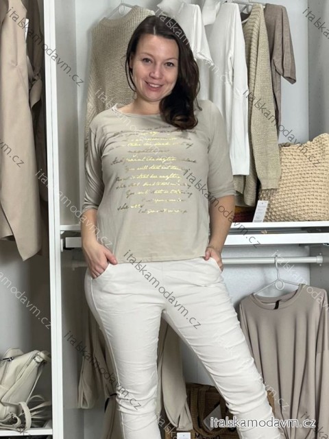 Tričko dlhý rukáv dámske MAGLIA (S/M/L ONE SIZE) IMPOZ25SM-25394/DUR S/M/L béžová