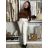 Nohavice strečové stláčače zateplené dlhé dámske PANTALONE (S/M/L ONE SIZE) TALIANSKA MÓDA IMPOZ25OL-5591