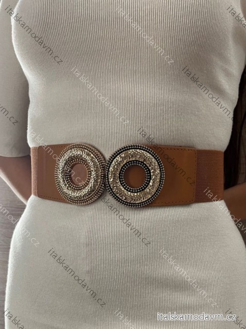 Opasok dámsky (ONE SIZE) TALIANSKA MÓDA IMWS25JPC2021-101/DUR hnedá ONE SIZE