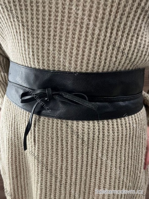 Pásek dámský (ONE SIZE) ITALSKÁ MÓDA IMWS2500013/DUR Černá ONE SIZE