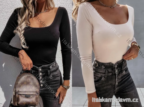 Tričko dlhý rukáv dámske (S/M/L ONE SIZE) TALIANSKA MÓDA IMPLI253735