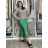 Nohavice strečové dlhé dámske PANTALONE  (S/M/L ONE SIZE) IMPOZ25LV-6318/DUR S/M/L zelená limetková