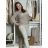 Kalhoty strečové dlouhé dámské PANTALONE (S/M/L ONE SIZE) IMPOZ25LV-6318/DUR šedá S/M/L