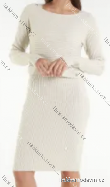 Šaty dlhý rukáv dámske (S/M ONE SIZE) TALIANSKA MÓDA IMPLI257029