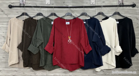 Tunika teplá dlouhý rukáv dámská (S/M/L ONE SIZE) IMPOZ25JSD-16688