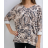 Tunika 3/4 dlouhý rukáv dámská (S/M/L ONE SIZE) ITALSKÁ MÓDA IMPLI2595378