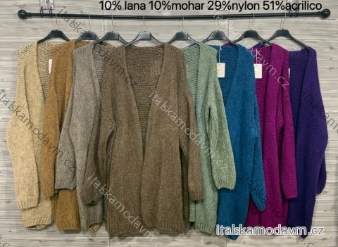 Cardigan pletený dlhý rukáv dámsky (S/M/L ONE SIZE) IMPOZ25YNK-0787
