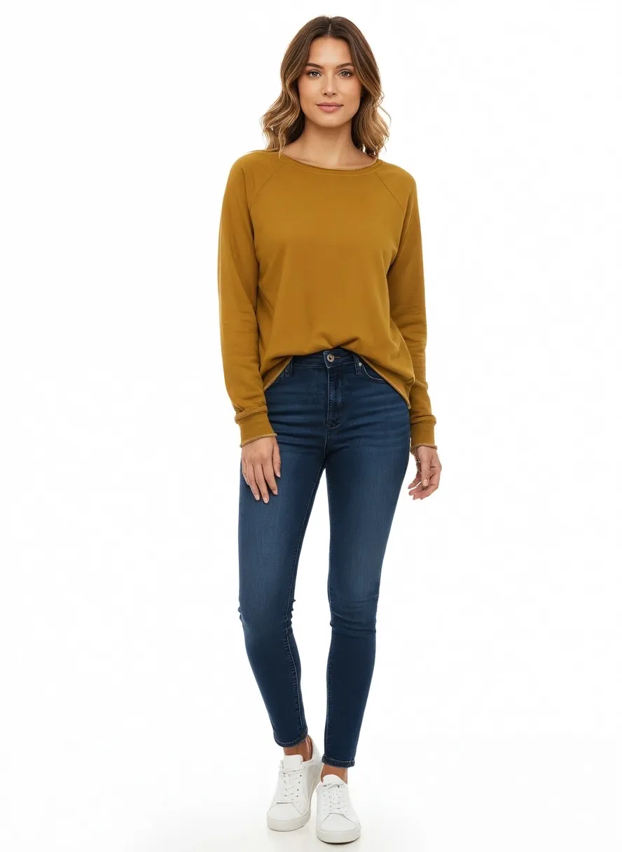 Tričko teplé dlouhý rukáv dámské (S/M/L ONE SIZE) IMPOZ25AM-049482