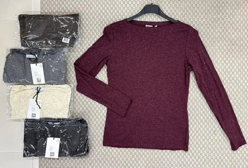 Tričko trblietavé dlhý rukáv dámske (S/M/L ONE SIZE) TALIANSKA MÓDA IMPLP2590441080