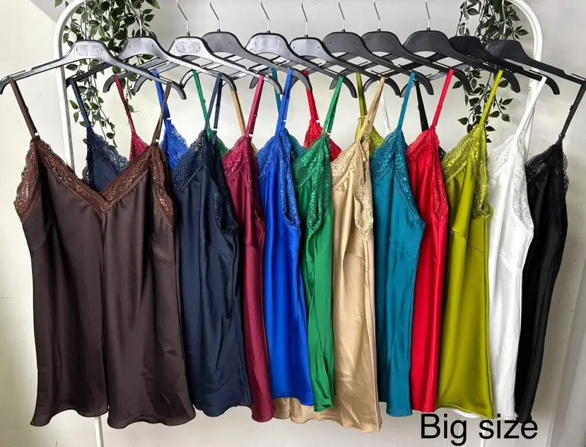 Tielko/spodná košieľka na ramienka dámska (S/M/L ONE SIZE) TALIANSKA MÓDA IMPLP2418700055