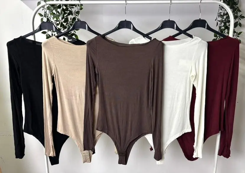 Body dlhý rukáv dámske (S/M/L ONE SIZE) TALIANSKA MÓDA IMPLP2503990075