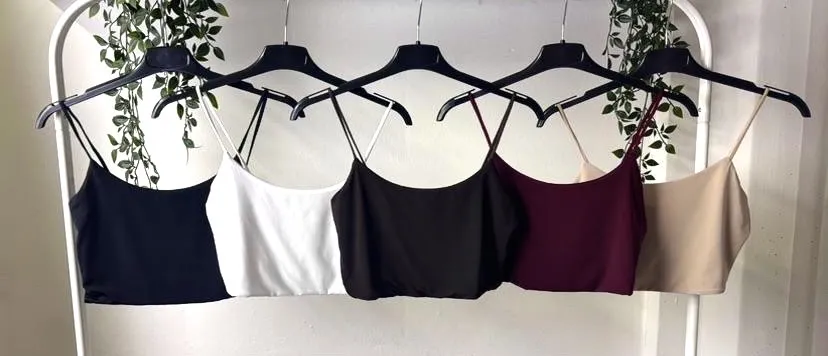 Croptop na ramienka dámske (S/M/L ONE SIZE) TALIANSKA MÓDA IMPLP2575264045