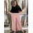 Nohavice letné zavinovací dlhé oversize dámske GINIE (S/M/L ONE SIZE) TALIANSKA MÓDA IMD24250/DU smaragdová S/M/L
