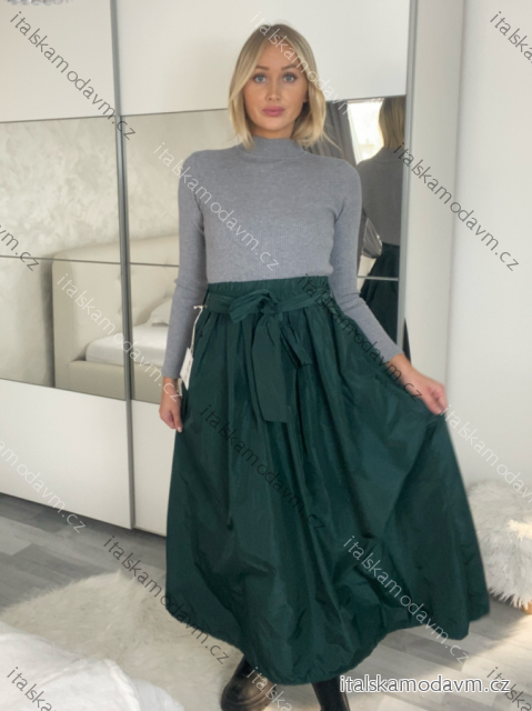 Sukňa s páskem dámska TARA (S/M/L ONE SIZE) TALIANSKA MóDA IMSM251156
